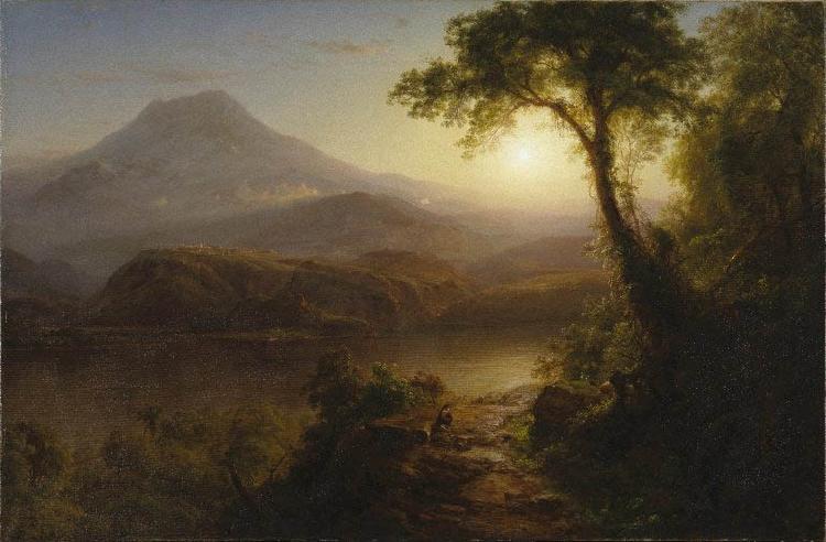 Frederic Edwin Church Tropical Scenery Sweden oil painting art